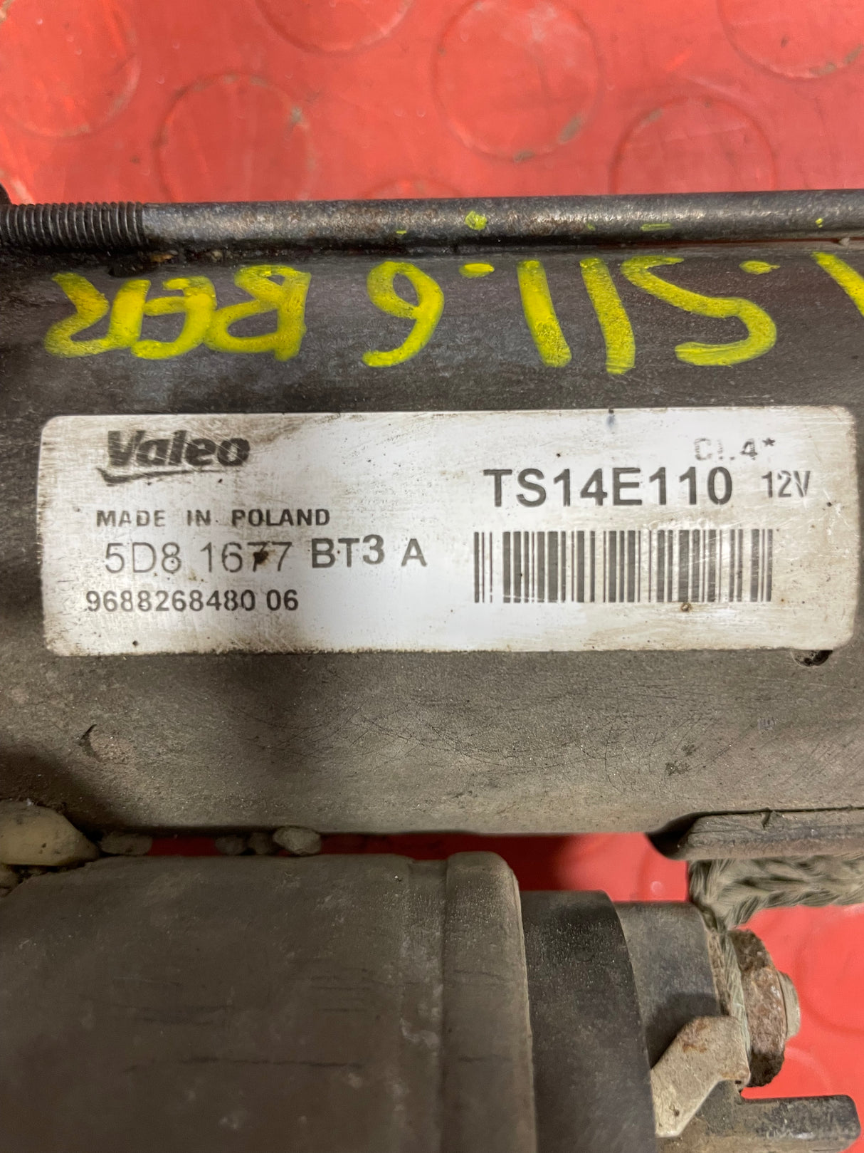 Citroen/Peugeot/Vauxhall/Toyota/Fiat STARTER MOTOR 5 Speed 1.5/1.6 2008-2025 P/N 9688268480 - 8