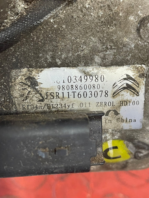 Citroen Berlingo/Peugeot Partner/Vauxhall Combo/Toyota Proace City AIR CONDITIONING PUMP 1.5 2 PIN 2019/2024 P/N 9810349980 - 15