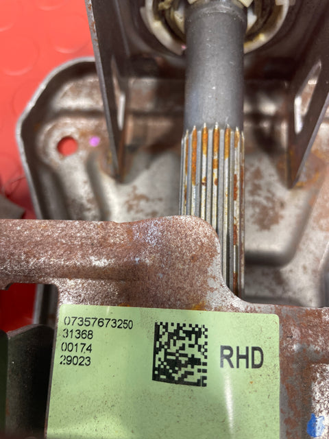 Vauxhall Movano STEERING COLUMN WITH KEY AND BARREL 2.2HDI 2022 P/N 07357673250