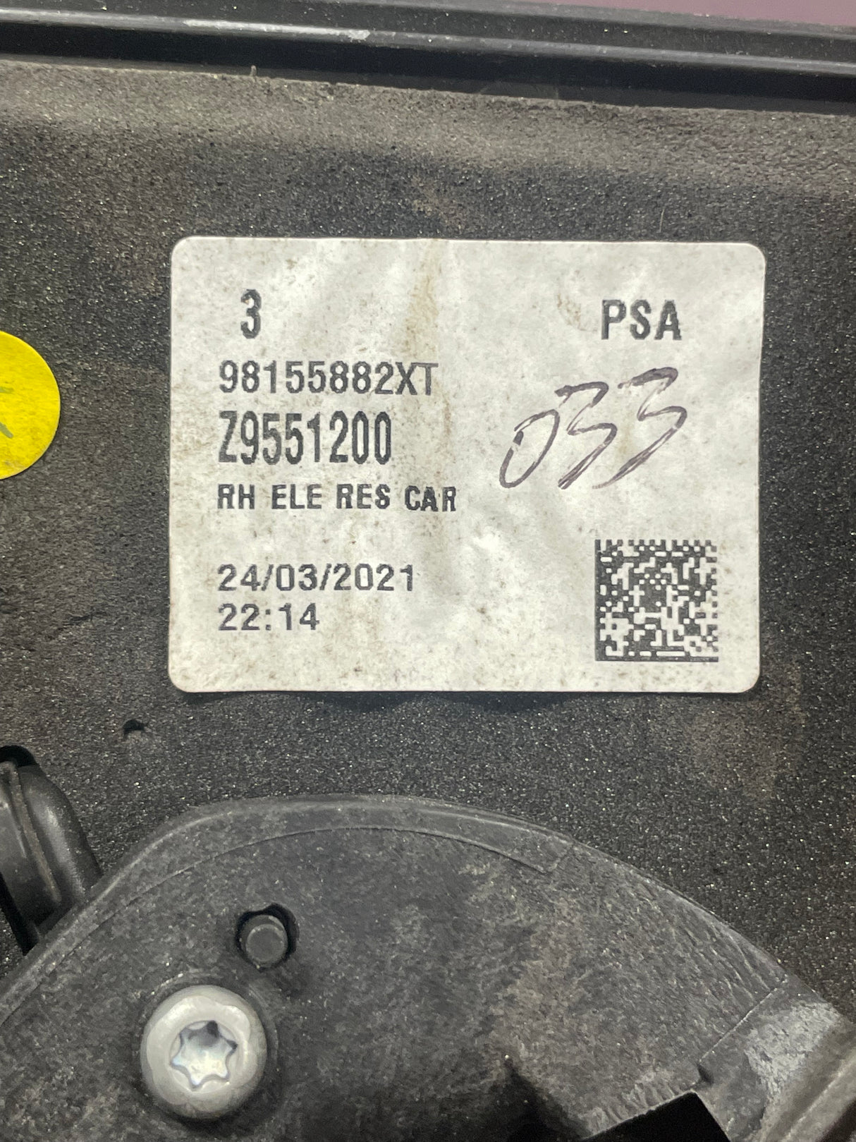 Citroen Dispatch/Peugeot Expert/Vauxhall Vivaro/Toyota Proace/Fiat Scudo WING MIRROR 5 PIN / 2 PIN Driver's Side 2016-2025 P/N 98155882XT - 1