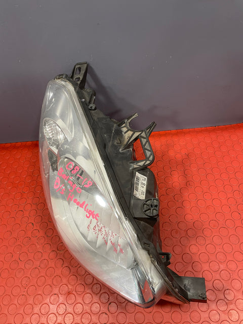 Peugeot Partner HEADLIGHT RIGHT DRIVERS SIDE 2012-2015 P/N 9677202180