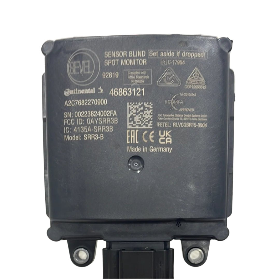 Citroen Relay/ Peugeot Boxer/ Fiat Ducato PASSENGER LEFT SIDE BLIND SPOT SENSOR MONITOR WITH LOOM P/N OAYSRR3B