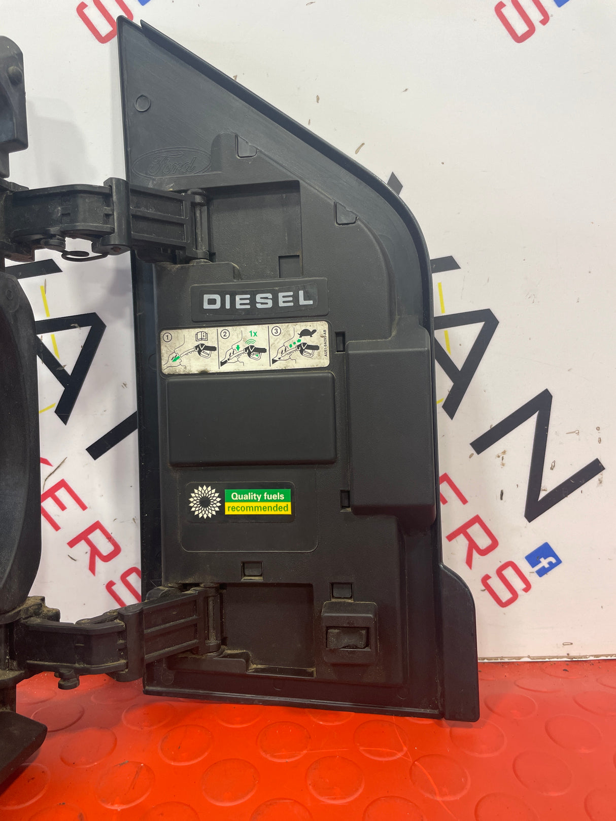 Ford Transit Custom FUEL TANK FILLER FLAP (Black) 2014-2018 P/N BK21V27936AE