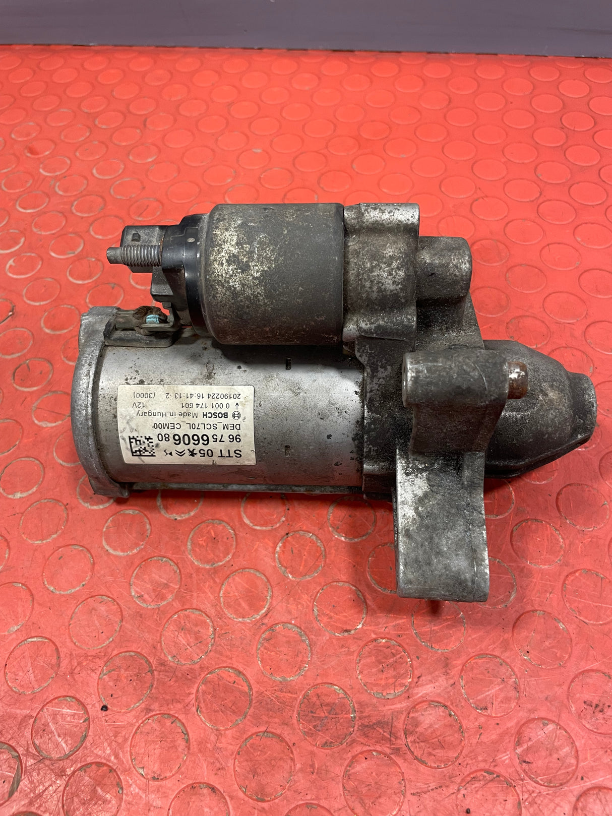 Citroen/Peugeot/Vauxhall/Toyota/Fiat STARTER MOTOR 6 Speed 1 PIN 1.6 2008-2019 P/N 9675660680 - 4