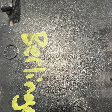 Citroen Berlingo/Peugeot Partner FUEL FLAP COVER/FUEL DOOR COVER (BLACK) 2008-2018 P/N 9680449680 - 1