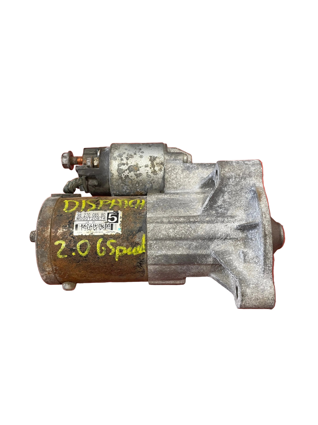 Citroen Dispatch/Peugeot Expert/Vauxhall Vivaro/Toyota Proace/Fiat Scudo STARTER MOTOR 6 Speed 2.0 2016-2025 P/N 9827008580