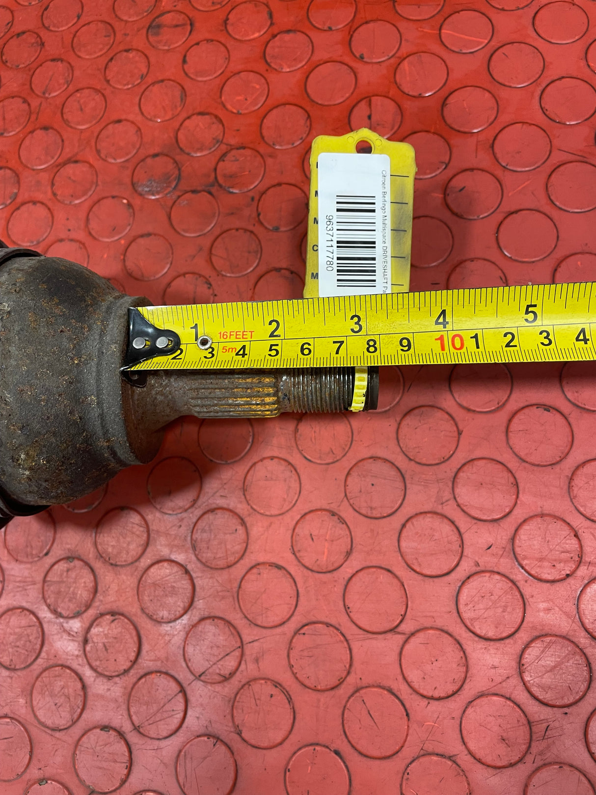 Citroen Berlingo Multispace DRIVESHAFT Passenger Side 2011-2016 P/N 9637117780