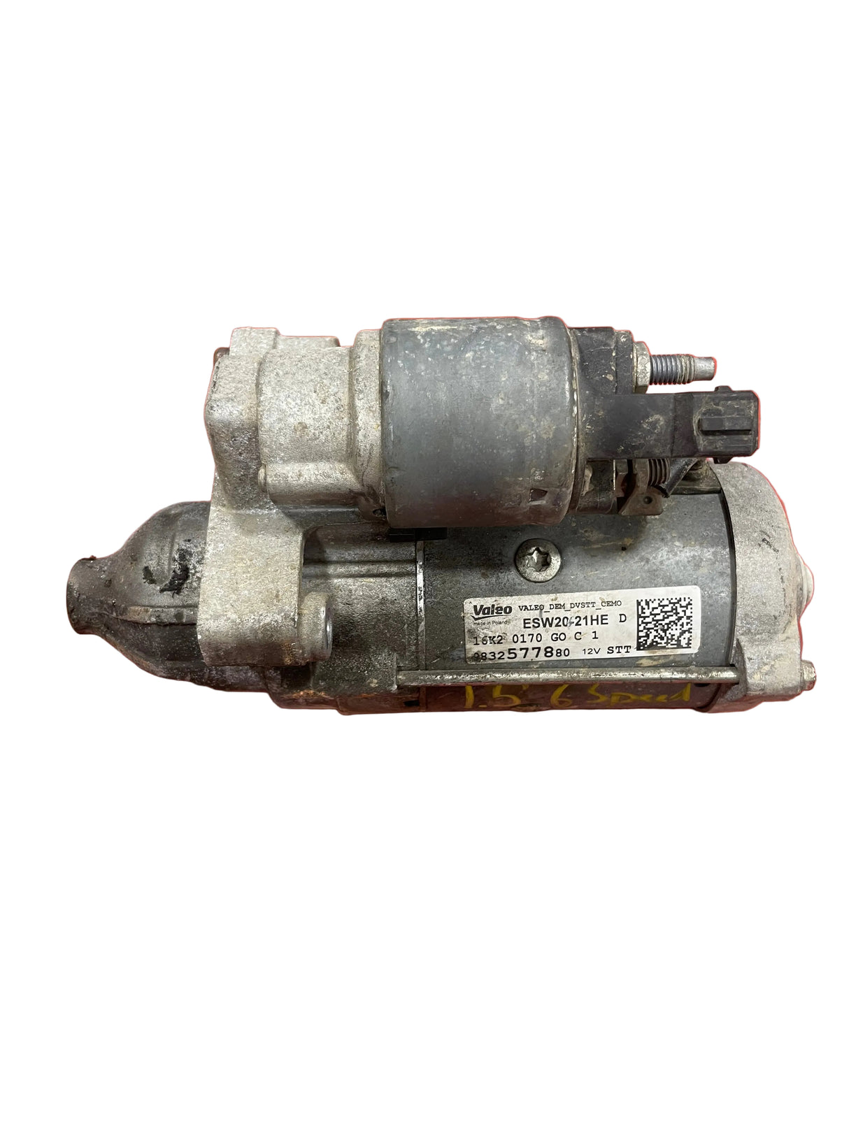 Citroen/Peugeot/Vauxhall/Toyota/Fiat STARTER MOTOR 6 Speed 1 PIN 1.5 2016-2025 P/N 9832577880 - 3