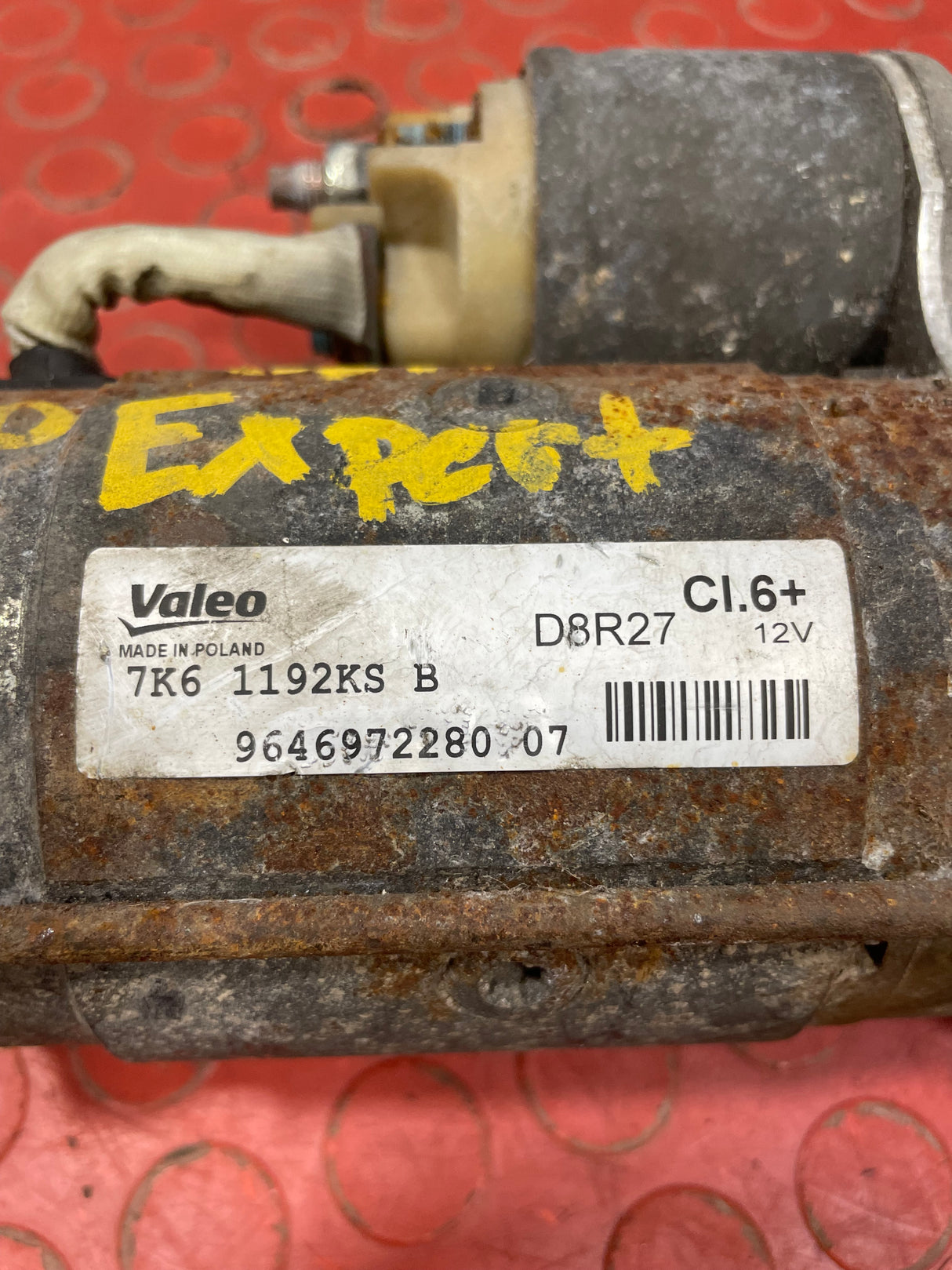 Citroen Dispatch/Peugeot Expert/Toyota Proace/Fiat Scudo STARTER MOTOR 6 Speed 2.0 2008-2016 P/N 9646972280
