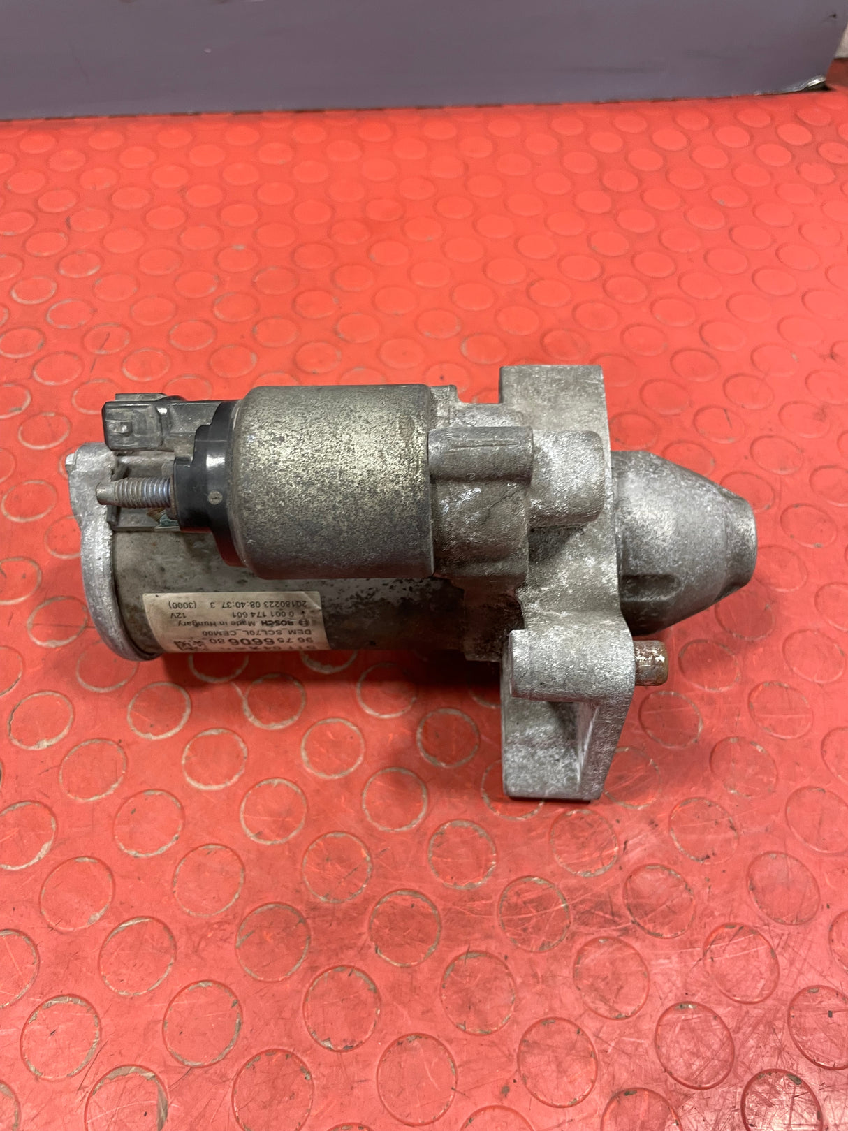 Citroen/Peugeot/Vauxhall/Toyota/Fiat STARTER MOTOR 6 Speed 1 PIN 1.6 2008-2019 P/N 9675660680