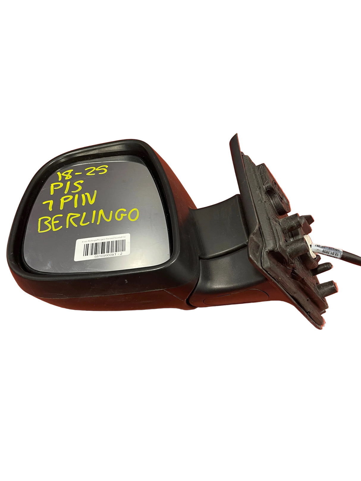 Citroen Berlingo/Peugeot Partner/Vauxhall Combo/Toyota Proace City WING MIRROR Passenger's Side 7 PIN 1.5 2018-2025 P/N 98169900XT - 2