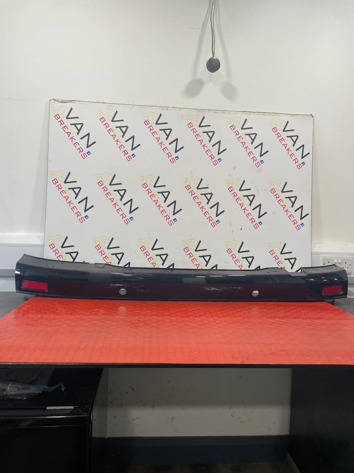 Ford Transit Custom REAR BUMPER (PAINTED BLACK, SCRATCHED) 2013-2023 P/N JK2117E962