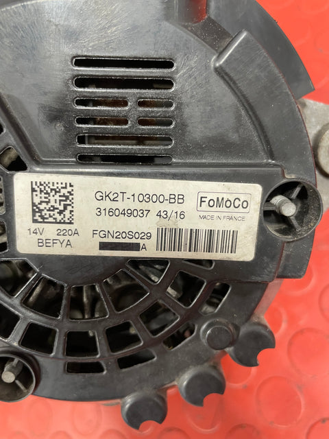 Ford Transit Custom ALTERNATOR ASSEMBLY 2.0 2016-2023 P/N GK2T10300BB