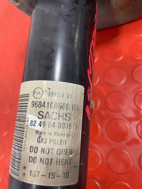 Citroen Berlingo/Peugeot Partner FRONT SHOCK ABSORBER DRIVERS SIDE O/S 1.6 2008-2018 P/N 968410868006