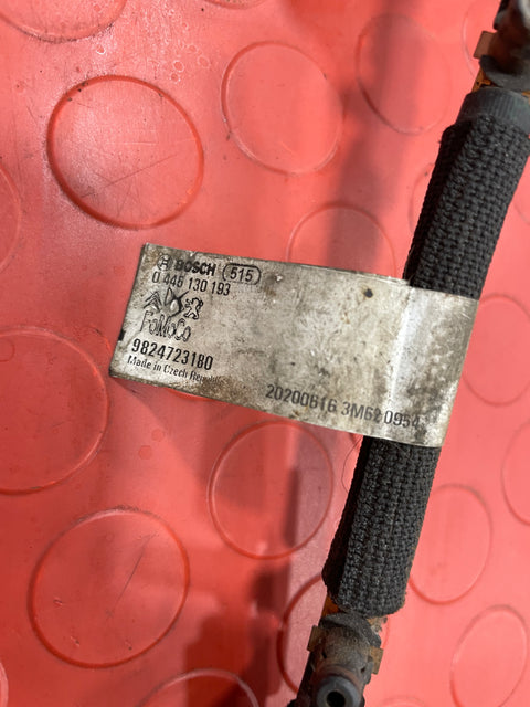 Citroen Berlingo/Peugeot Partner/Vauxhall Combo  2019 FUEL RETURN LINE HOSE 1.5 2020 P/N 9824723180