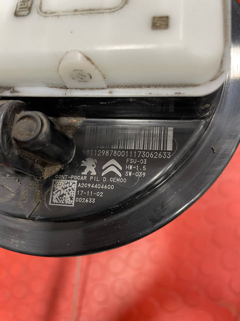 Citroen Berlingo/Peugeot Partner FUEL SENDER UNIT  w/ HOSE & WIRE 1.40HARNESS 1.6 2008-2018 P/N 9811298780 - 1