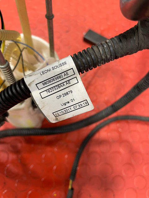 Citroen Berlingo/Peugeot Partner FUEL SENDER UNIT  w/ HOSE & WIRE 1.40HARNESS 1.6 2008-2018 P/N 9811298780 - 1