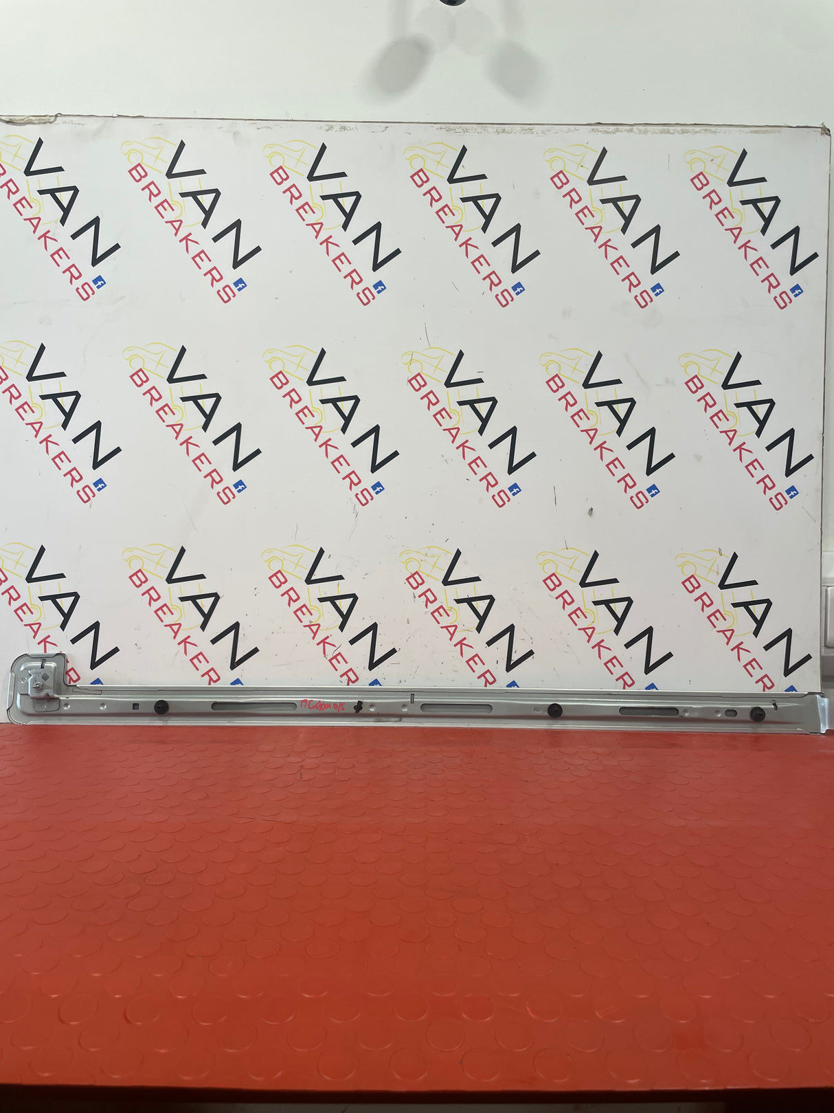 Ford Transit Custom SLIDING DOOR RAIL COVER DRIVERS SIDE 2019-2023 (Silver) 112cm long P/N JK21V250A74