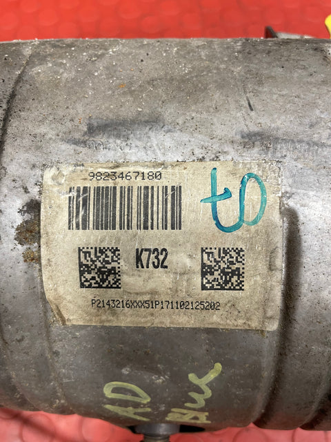 Citroen Berlingo/Peugeot Partner DIESEL PARTICULATE FILTER DPF 2016-2018 1.6L P/N 9823467180 - 6 / 1321717X