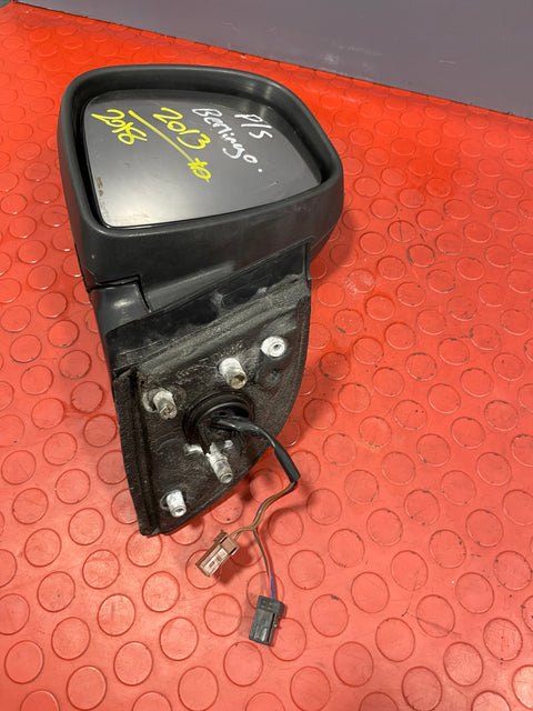 Citroen Berlingo/Peugeot Partner  WING MIRROR PASSENGER SIDE (Black) 2013-2018 (w/ Damage in  the Plastic) P/N 232636103 - 16