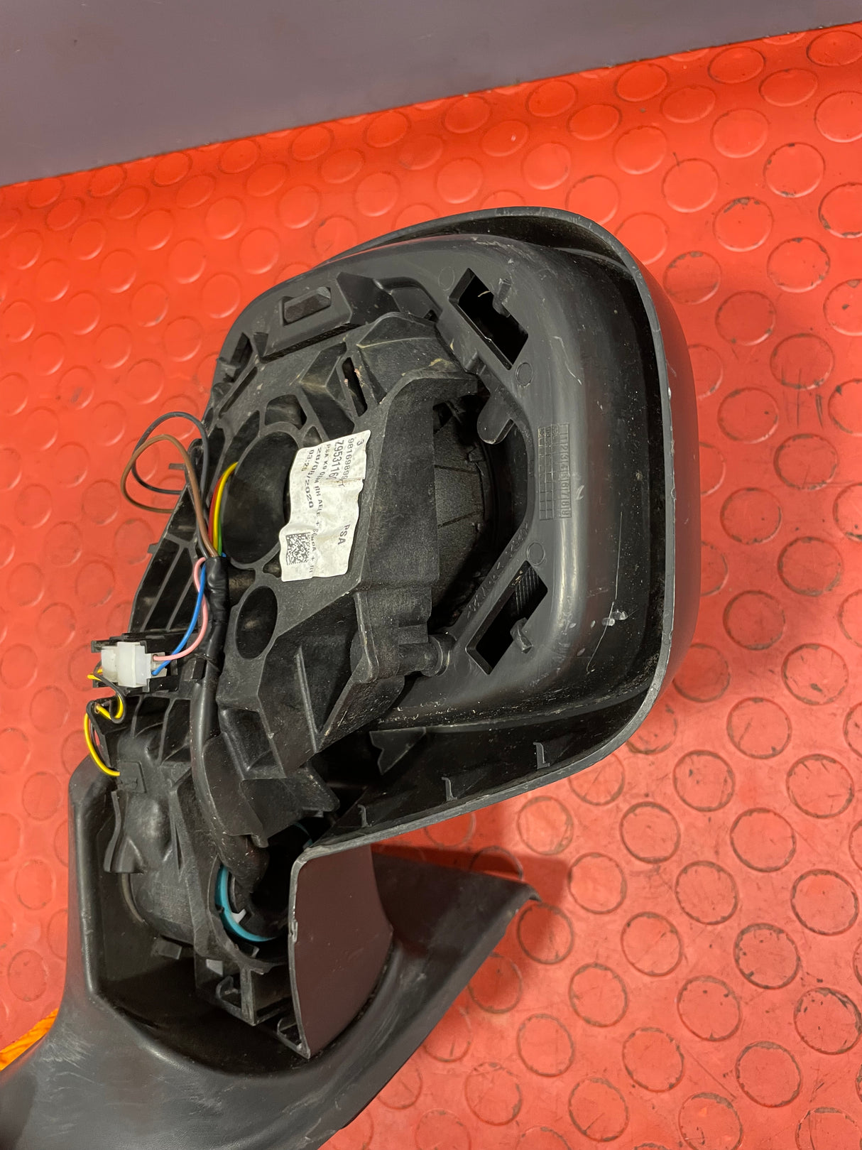 Citroen Berlingo/Peugeot Partner/Vauxhall Combo/Toyota Proace City DRIVER'S SIDE ELECTRIC WING MIRROR (w/o Back Cover / Black) 2019-2024 P/N 98169899XT - 2