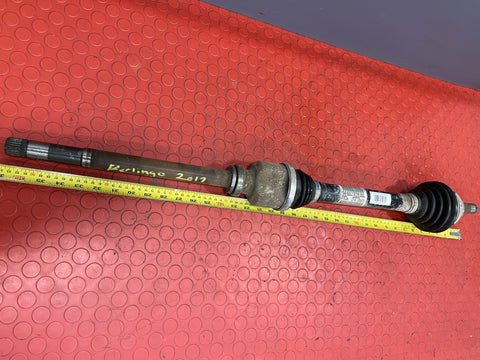 Citroen Berlingo/Peugeot Partner DRIVESHAFT DRIVER'S SIDE RH 1.6 2008-2018 P/N 9660782880 - 1