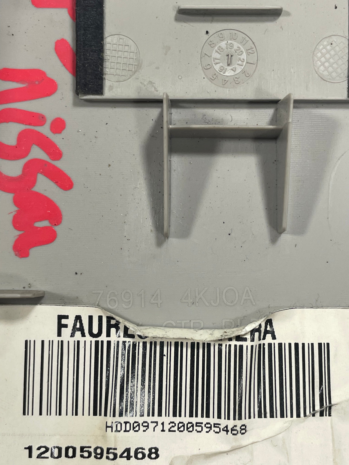 Nissan Navara P/S UPPER B PILLAR TRIM 2015-2024 P/N 769144KJ0A