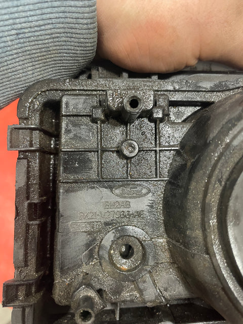 Ford Transit Custom FUEL TANK FILLER FLAP (White w/ Scratches) 2013-2016 P/N BK21V27936AE-D6