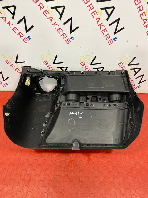 Vauxhall Movano/Renault Master Mk3 LOWER DASH CONSOLE WITH CUP HOLDERS BLACK 2010-2024 P/N 969100040R