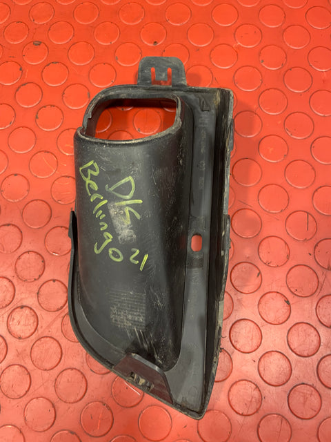 Citroen Berlingo/Peugeot Partner FOG LIGHT GRILL/FOG LIGHT HOUSING Driver's Side RH 2019-2023 P/N 9816770680