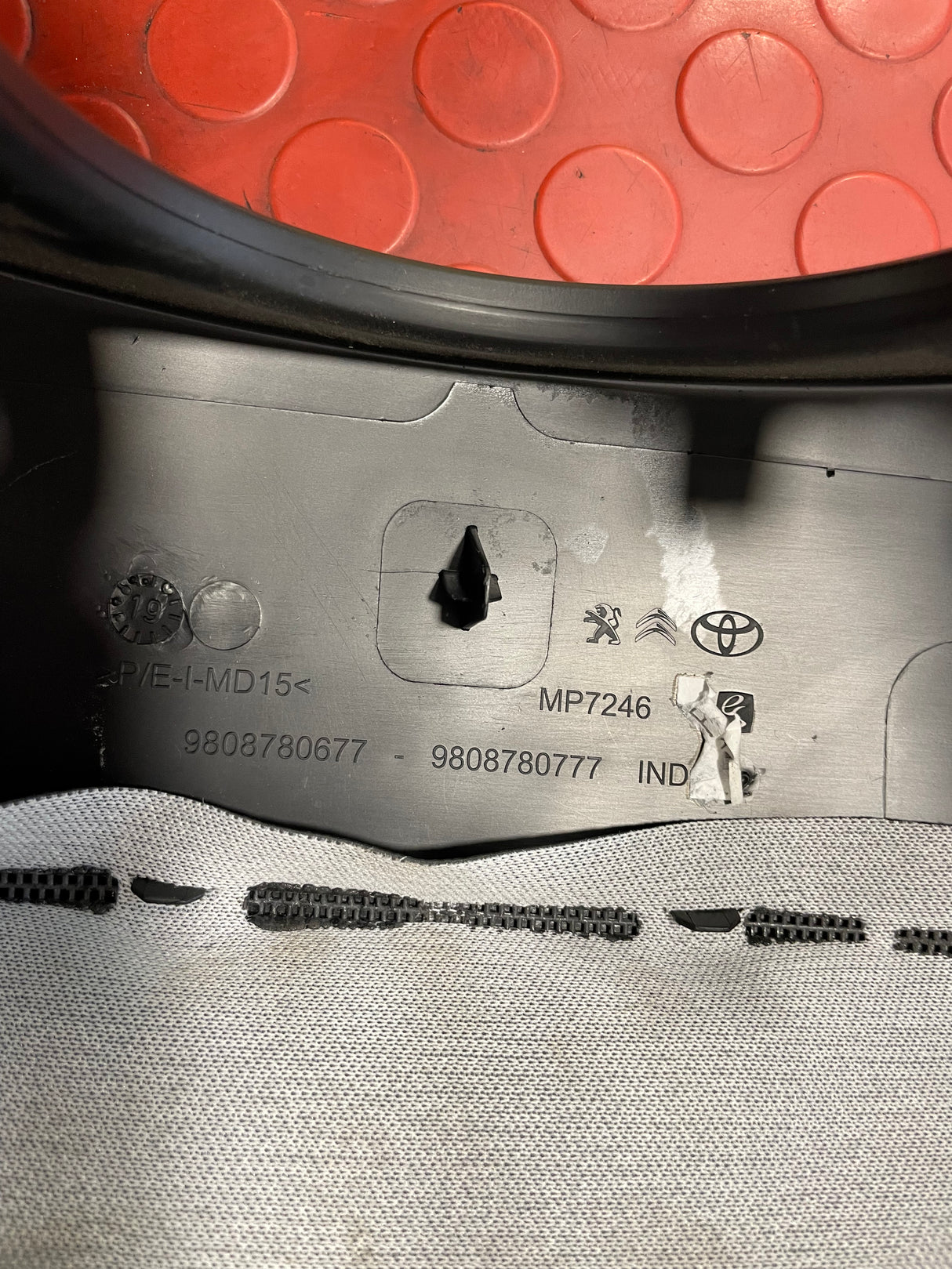 Peugeot Expert Citroen Dispatch Toyota Proace DASHBOARD TRIM CLIMATE CONTROLS WITH STEERING COLUMN TOP 2018-2024 P/N 9809503677