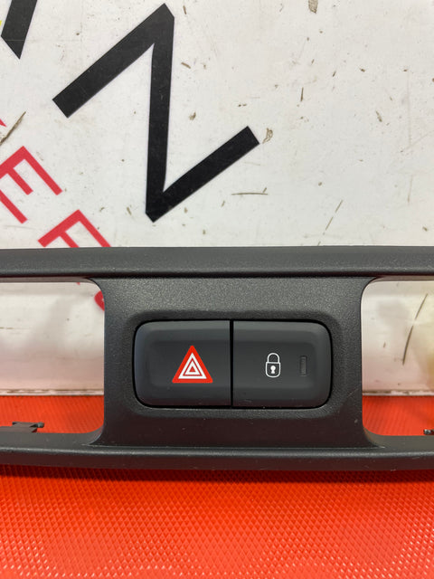 Citroen Berlingo/Peugeot Partner AIR GRILL WITH CENTRAL LOCK AND HAZARD LIGHT (WITH OUT VENTS) 2019-2023 P/N GEO04662002