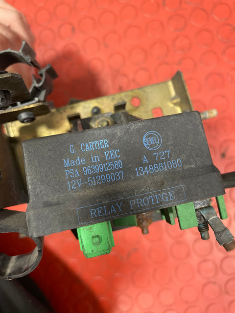 Citroen Relay/Peugeot Boxer/Fiat Ducato SET OF BOSCH VACUUM SOLENOID VALVE & GLOW PLUG RELAY w/ HOUSING 2000-2007 P/N 9628971180 / 9639912580