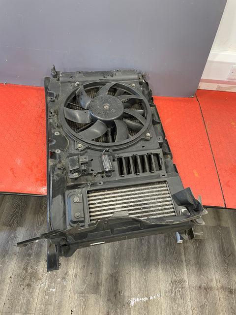 Citroen Berlingo/Peugeot Partner COMPLETE RADIATOR SYSTEM W/ INTERCOOLER & AIR CONDITIONING CONDENSER 1.6 2016-2018 P/N 9800291280 / 1049874716T