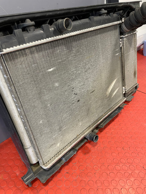 Citroen Berlingo/Peugeot Partner COMPLETE RADIATOR SYSTEM W/ INTERCOOLER & AIR CONDITIONING CONDENSER 1.6 2016-2018 P/N 9800291280 / 1049874716T