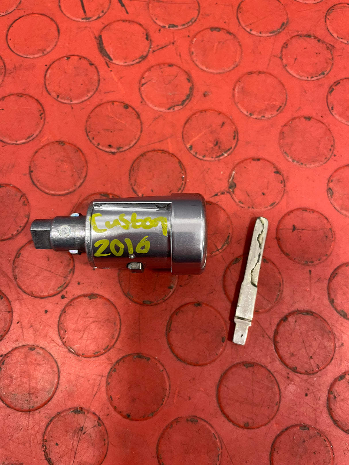Ford Transit MK8/Custom IGNITION BARREL & 1 KEY 2013-2016 P/N BK2T15K601AB - 1