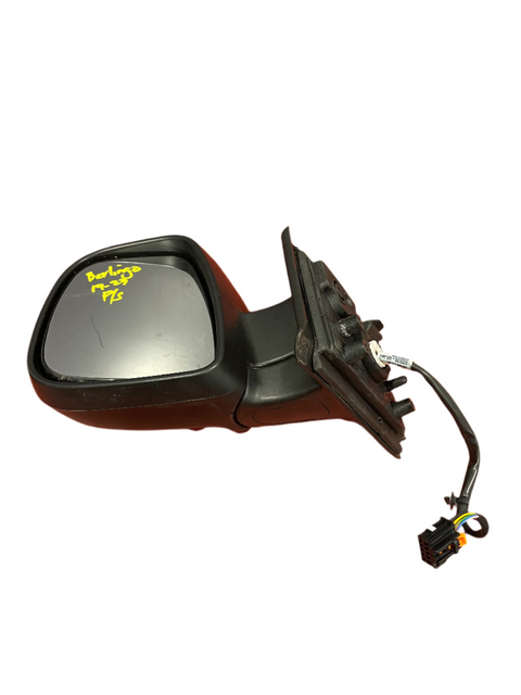 Peugeot Partner/Citroen Berlingo/Vauxhall Combo/Toyota Proace City WING MIRROR (Black) Passenger's Side LH 2019-2024 P/N 51967K01 - 2