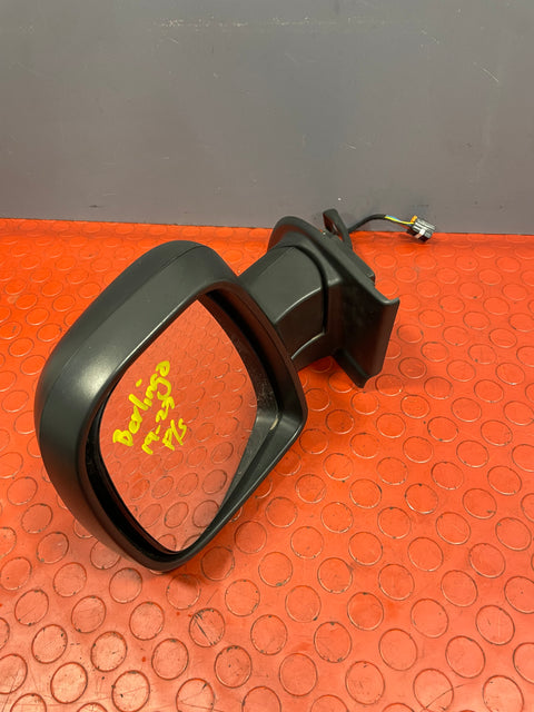 Peugeot Partner/Citroen Berlingo/Vauxhall Combo/Toyota Proace City WING MIRROR (Black) Passenger's Side LH 2019-2024 P/N 51967K01 - 2