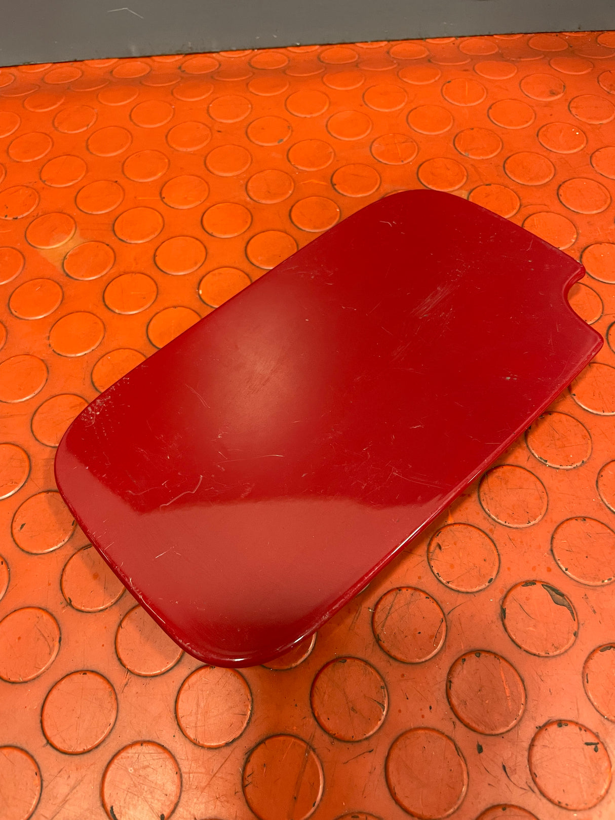 Citroen Berlingo/Peugeot Partner FUEL DOOR COVER/FUEL FILLER FLAP (Red) 2008-2018 P/N 9680449680 - 3