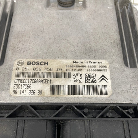 Citroen Berlingo/Peugeot Partner 2016 1.6 HDI ENGINE ECU P/N EDC17C60