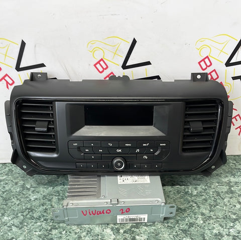 2020 Vauxhall Vivaro Radio screen, head-unit and controls 