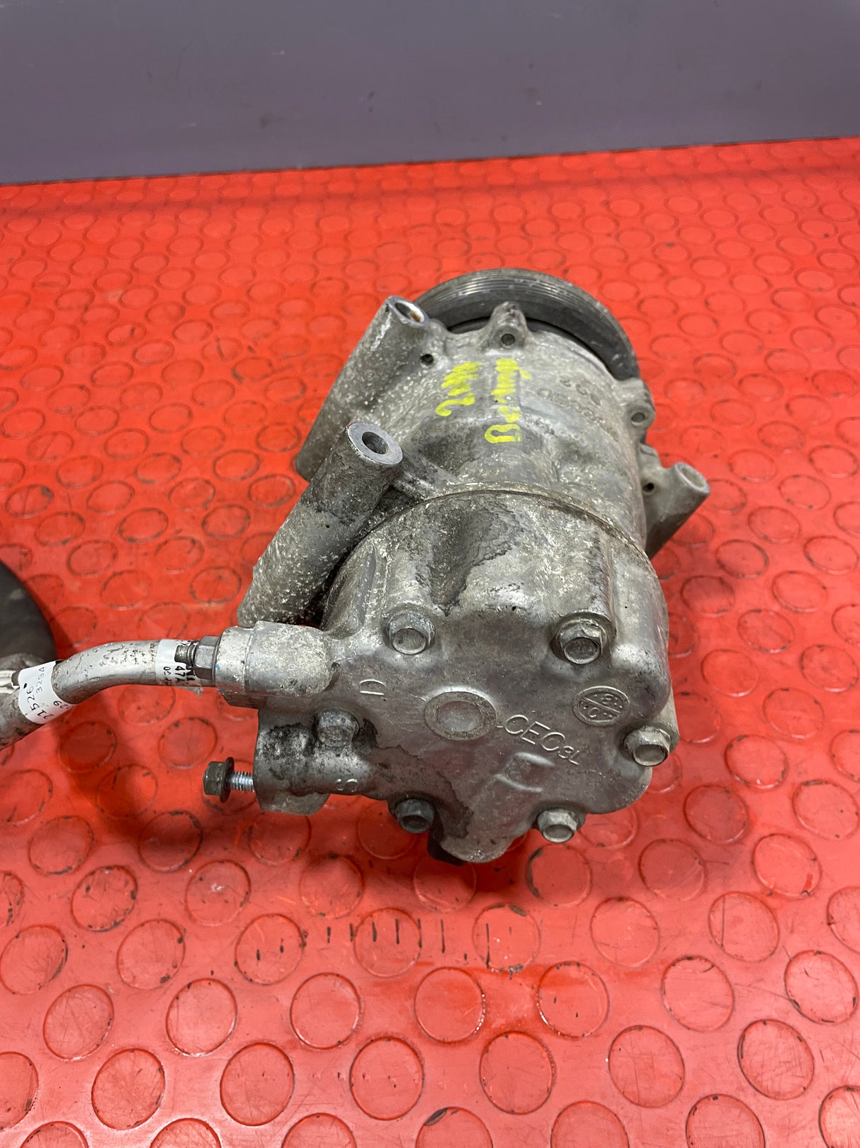 Citroen Berlingo/Peugeot Partner AIR CONDITIONING PUMP W/ HOSE (2Pin) 2011-2018 P/N 9678656080 - 6