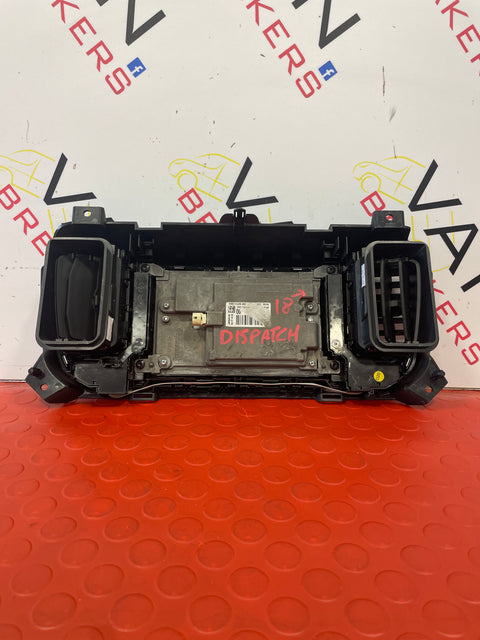 Citroen Dispatch RADIO DISPLAY SCREEN AND SURROUND 2017-2023 P/N 98075397ZD