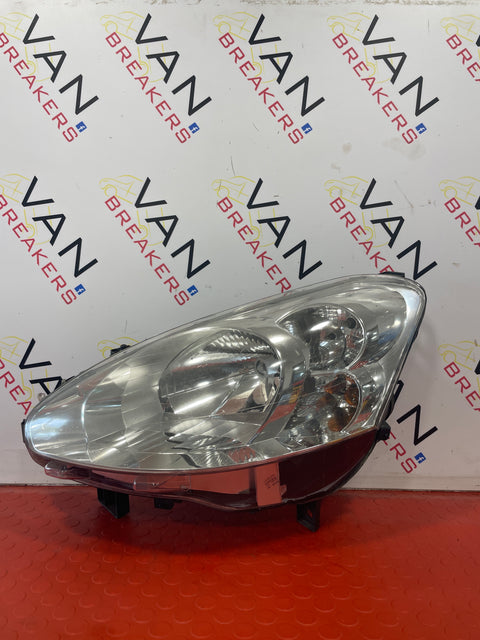 Peugeot Partner  HEADLAMP (LEFT) HEADLIGHT PASSENGER SIDE     P/N 9677202280