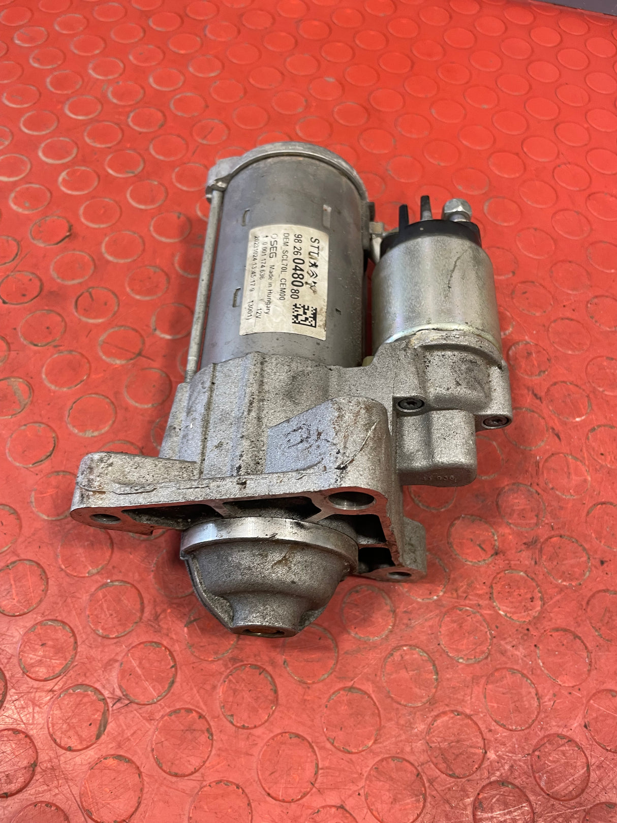 Citroen Relay/Peugeot Boxer/Fiat Ducato STARTER MOTOR 6 Speed 2.0 2016-2024 P/N 9826048080 - 1