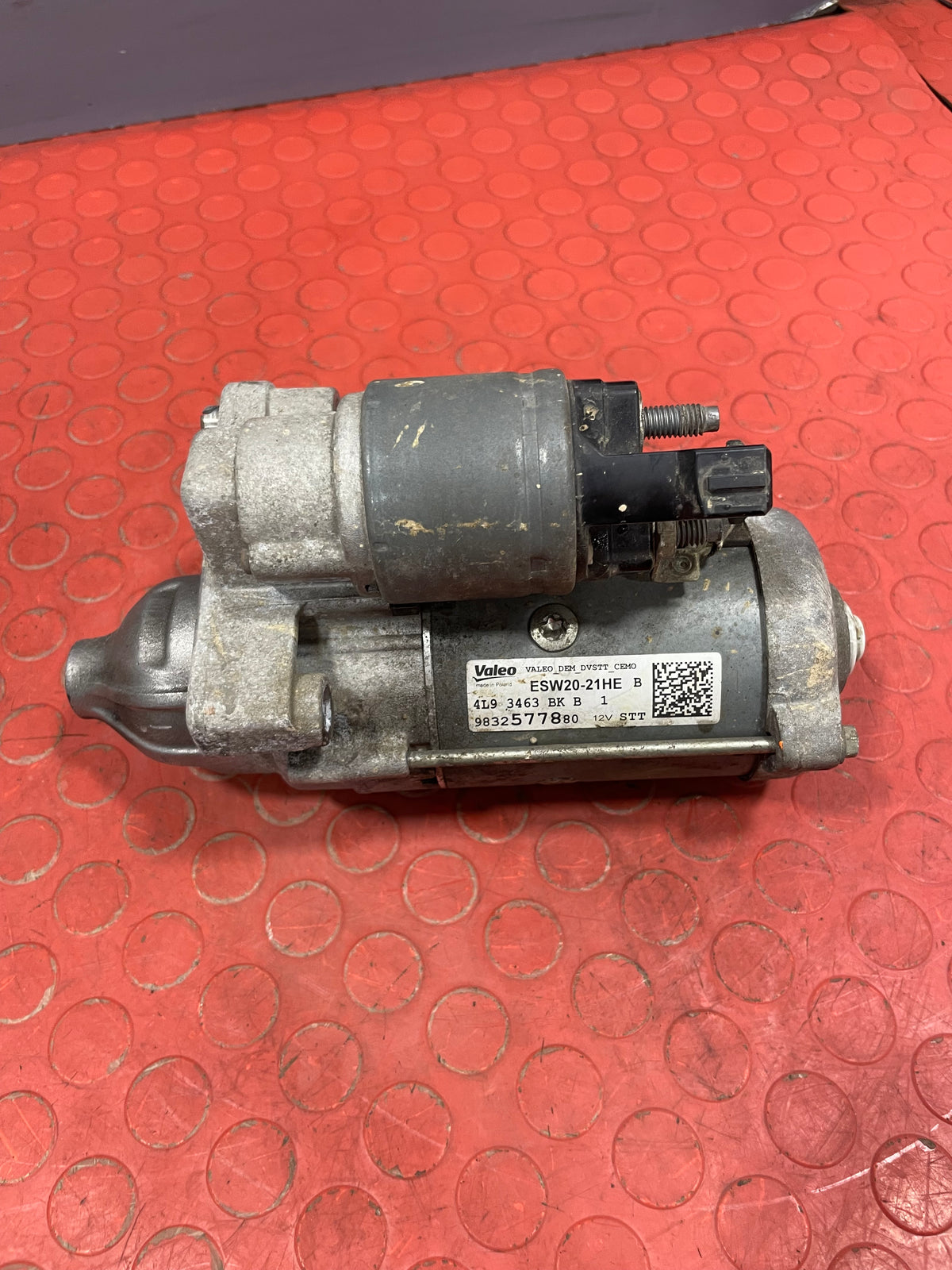 Citroen/Peugeot/Vauxhall/Toyota/Fiat STARTER MOTOR 6 Speed 1 PIN 1.5 2016-2025 P/N 9832577880 - 1