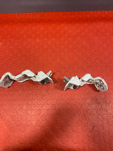 Ford Transit MK8 REAR DOOR HINGES Upper and Lower Pair White 2016-2023 P/N HK31V429A15