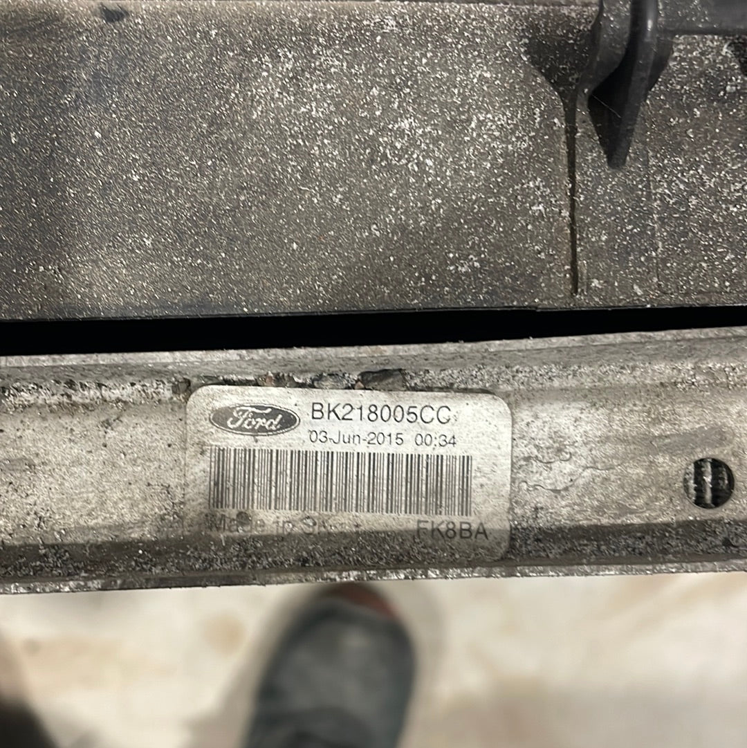 Ford Transit Custom/MK8  COMPLETE RADIATOR PACK 2.2 2013-2016 P/N BK218005CC