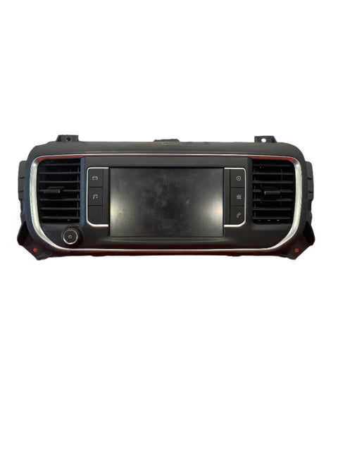 Citroen Dispatch RADIO DISPLAY SCREEN AND SURROUND 2017-2023 P/N 98075397ZD