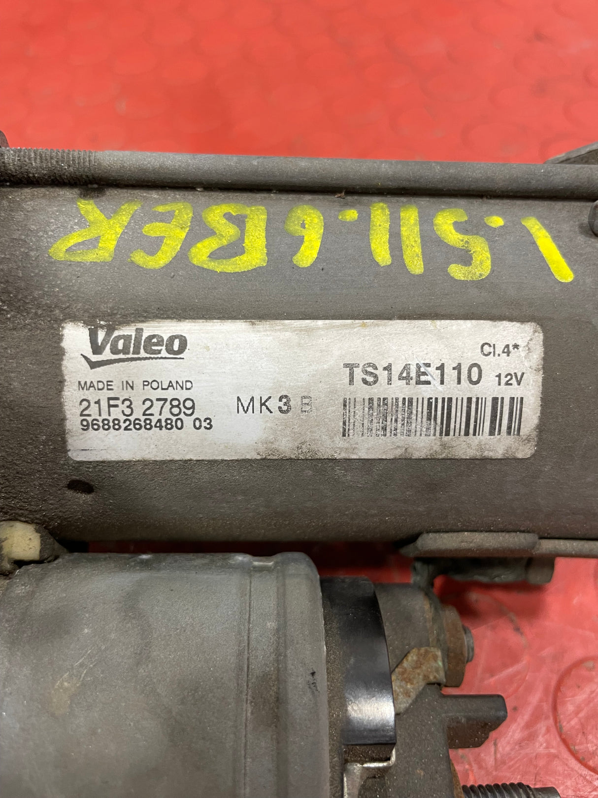 Citroen/Peugeot/Vauxhall/Toyota/Fiat STARTER MOTOR 5 Speed 1.5/1.6 2008-2025 P/N 9688268480 - 7
